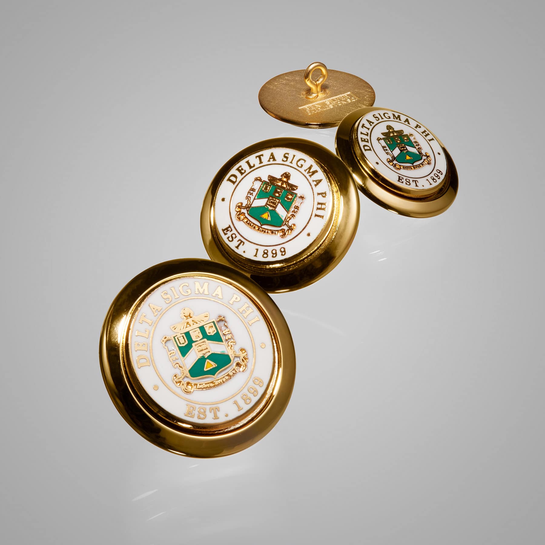 Delta Sigma Phi Fraternity Buttons