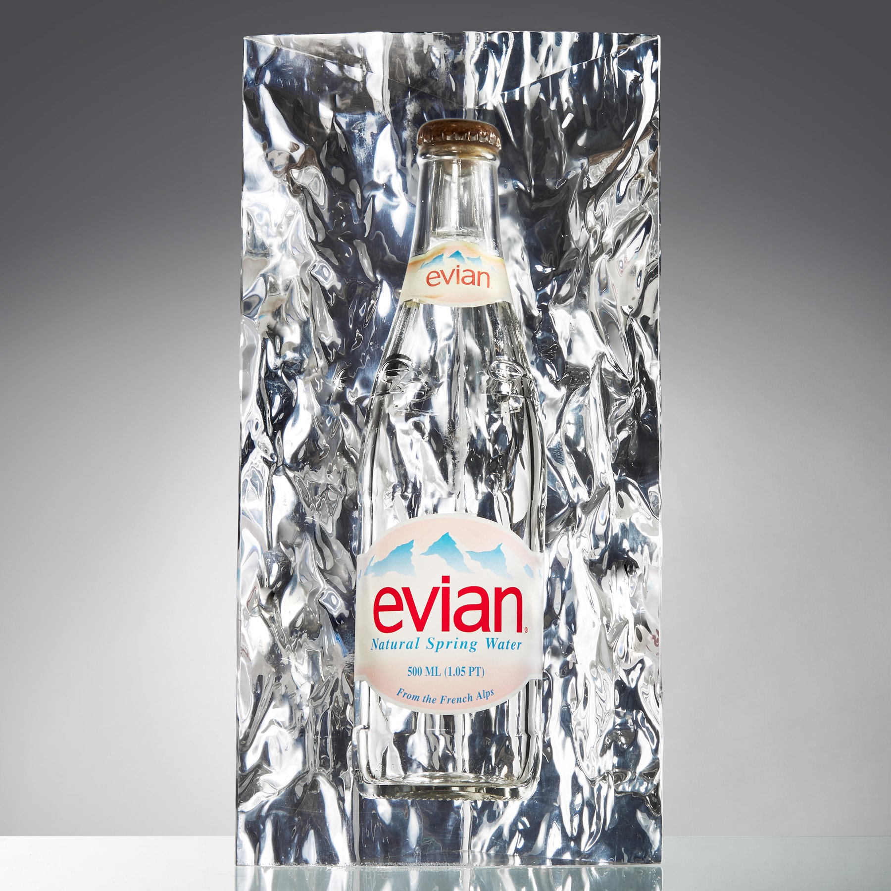 Evian Bottle in Glass Award
