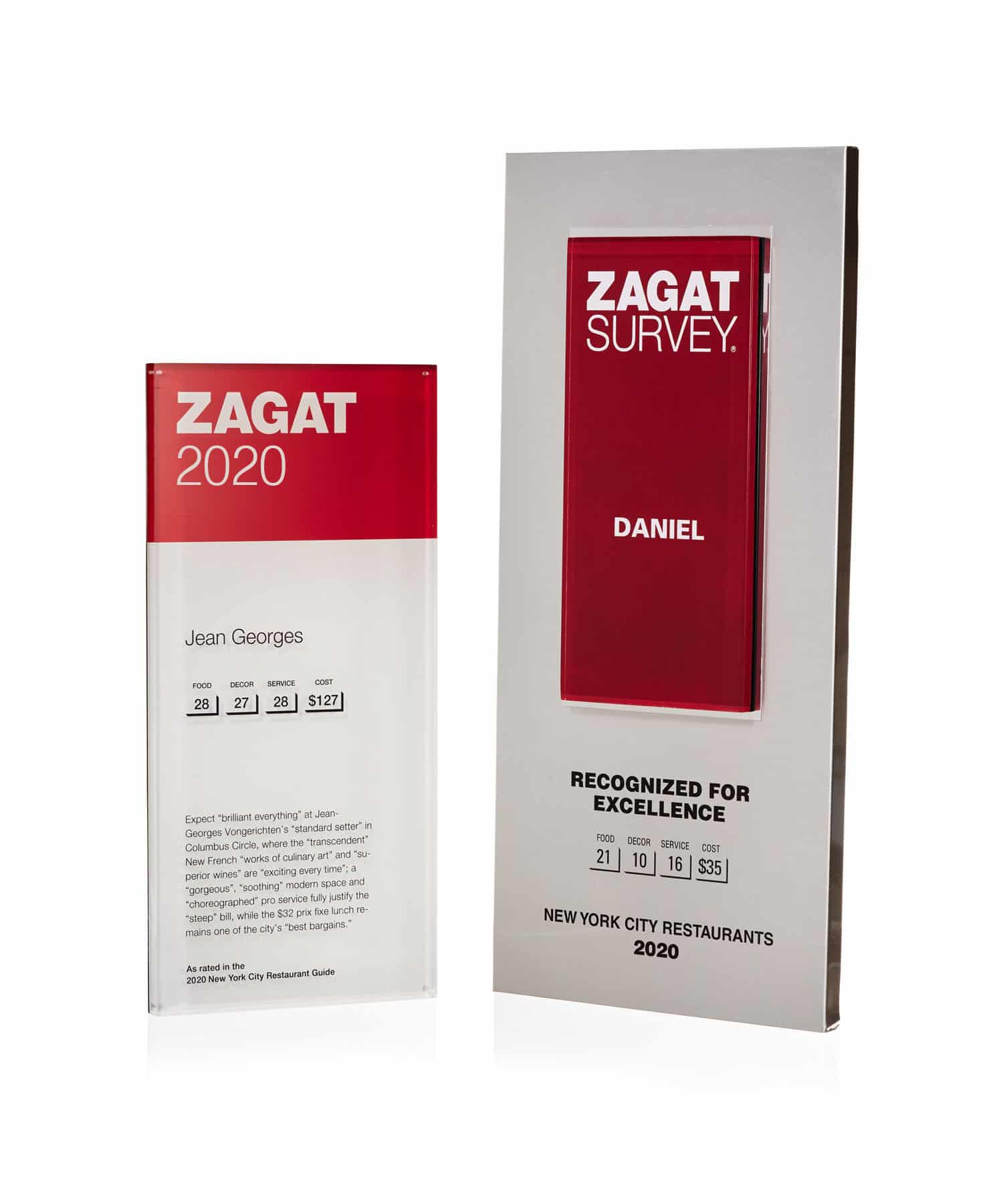 Zagat - Custom Plaques