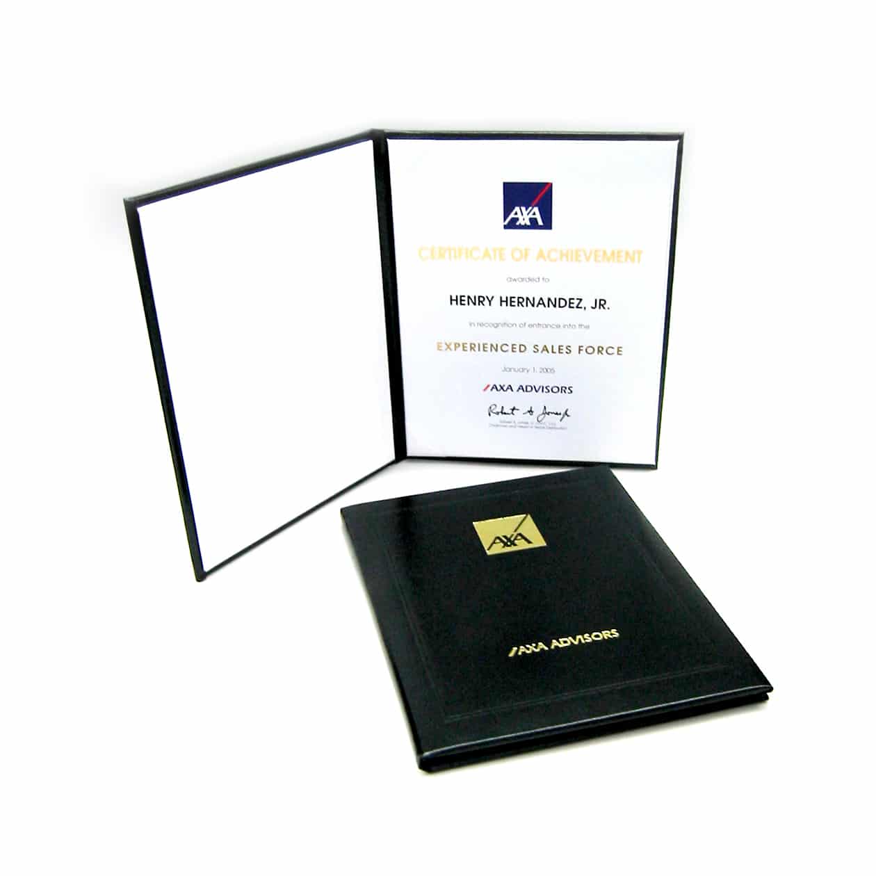 AXA Insurance - Certificate of Excellence