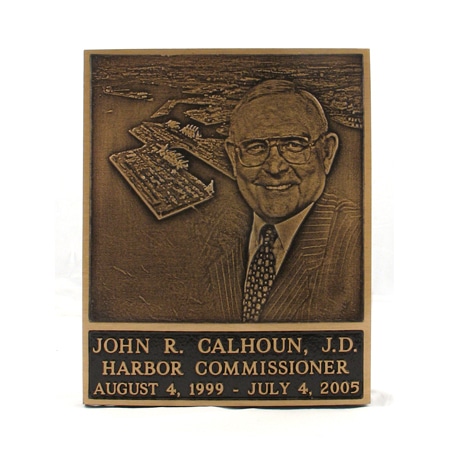 John R Calhoun Commissioner Commemorative Plaque